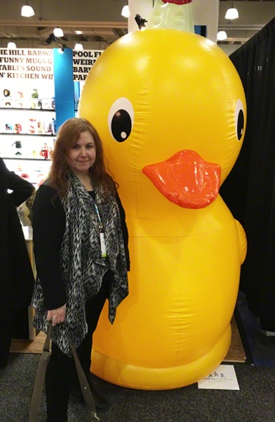 Me at Toy Fair with Duck copy
